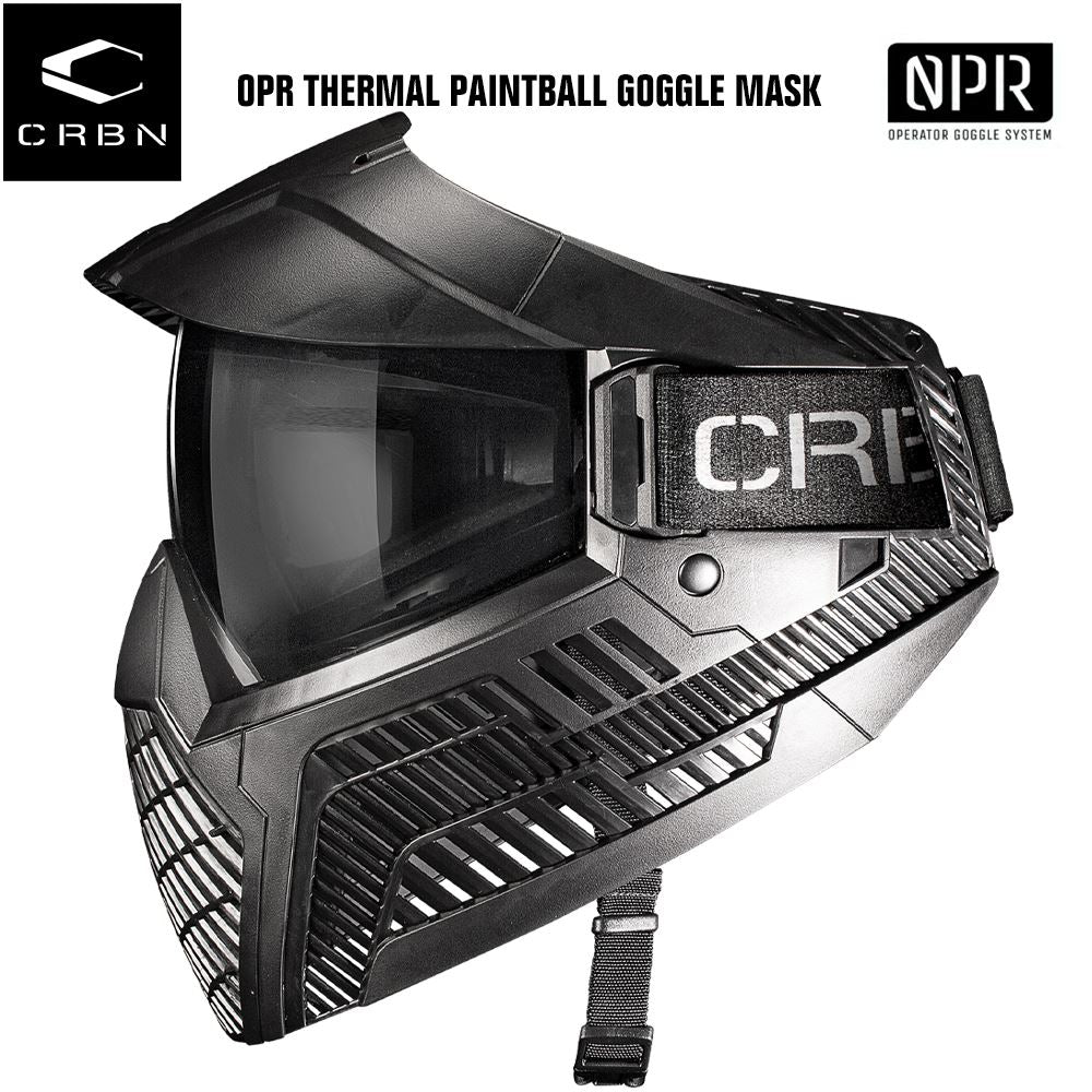 Carbon OPR Operator Thermal Paintball Goggles Mask - Black