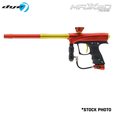 CLEARANCE Dye Proto Rize MaXXed Electronic Paintball Gun - Red / Gold