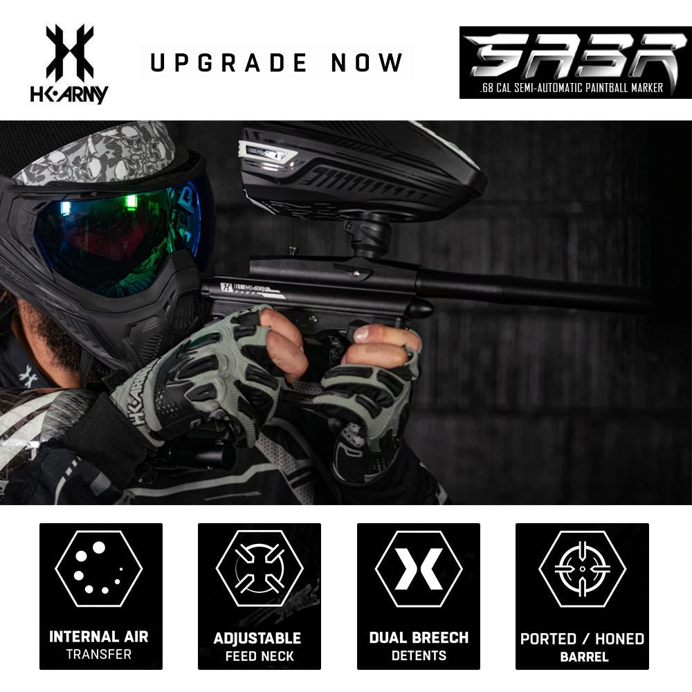 CLEARANCE HK Army SABR Paintball Gun - Marker Semi Auto .68 Cal - USED But NOT Abused