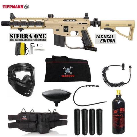 Maddog Tippmann Sierra One Specialist Paintball Gun Package