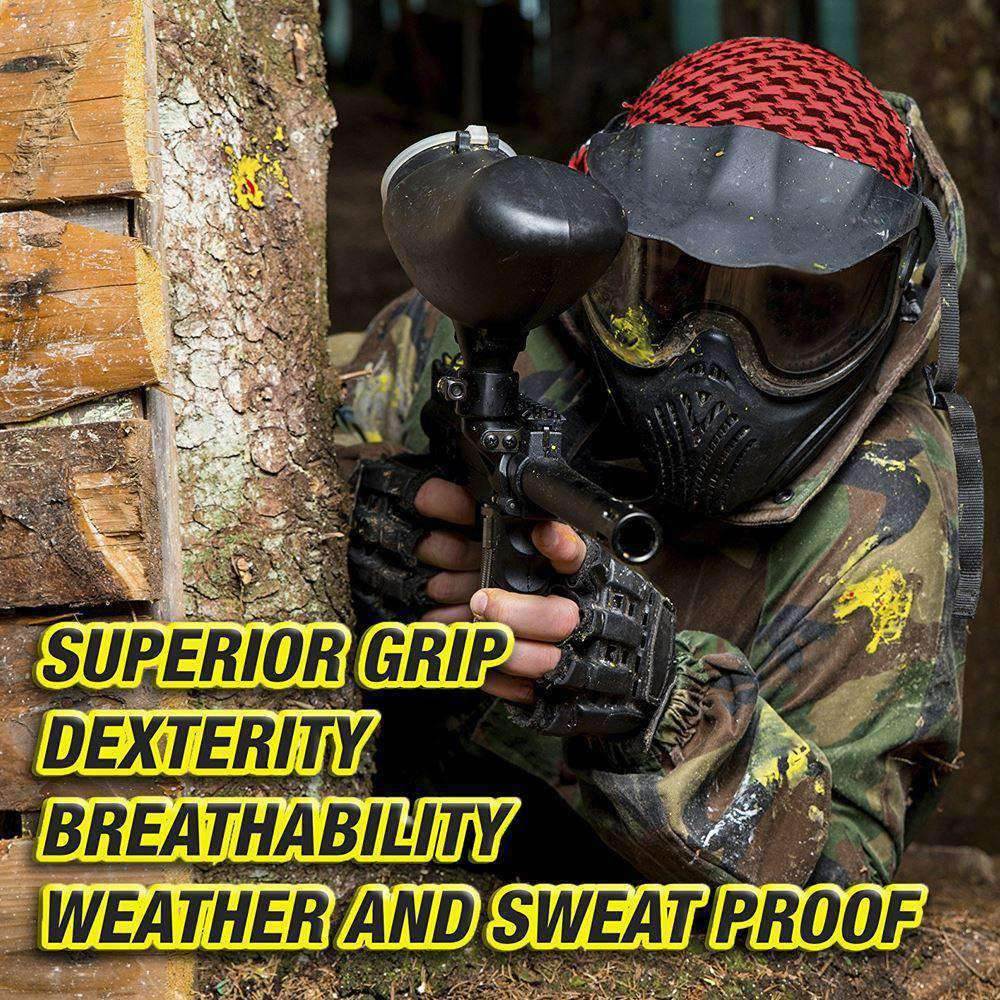 Maddog Paintball & Airsoft Tactical Half-Finger Gloves