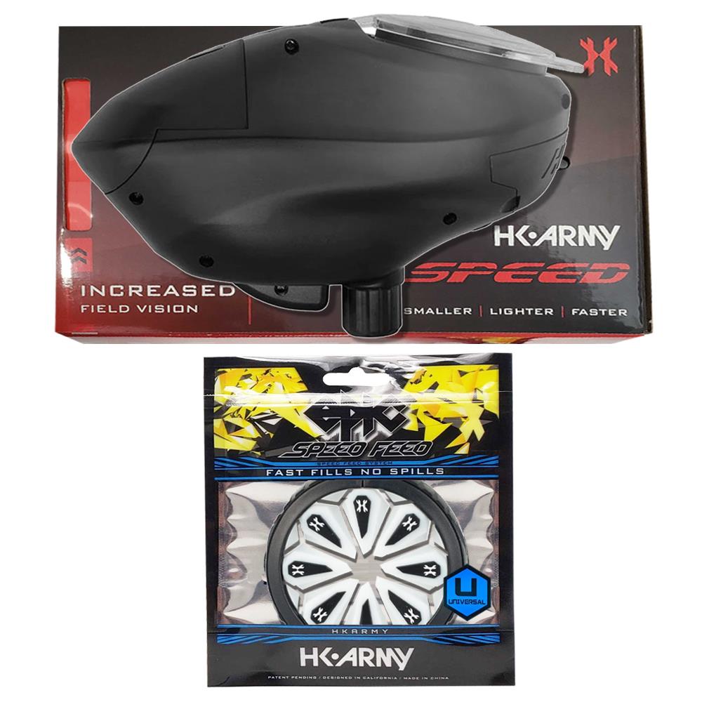 HK Army Speed Electronic Paintball Loader with Epic Speed Feed - 25+ BPS