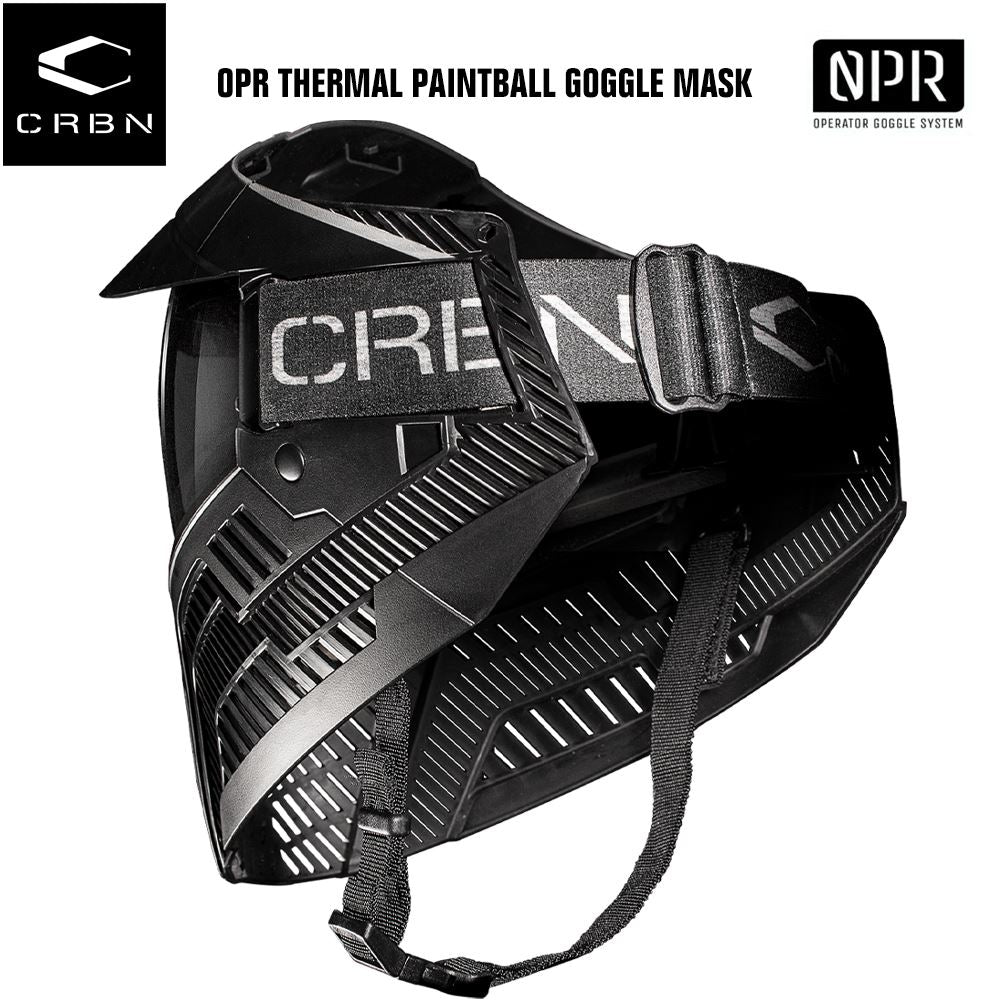 Carbon OPR Operator Thermal Paintball Goggles Mask - Black