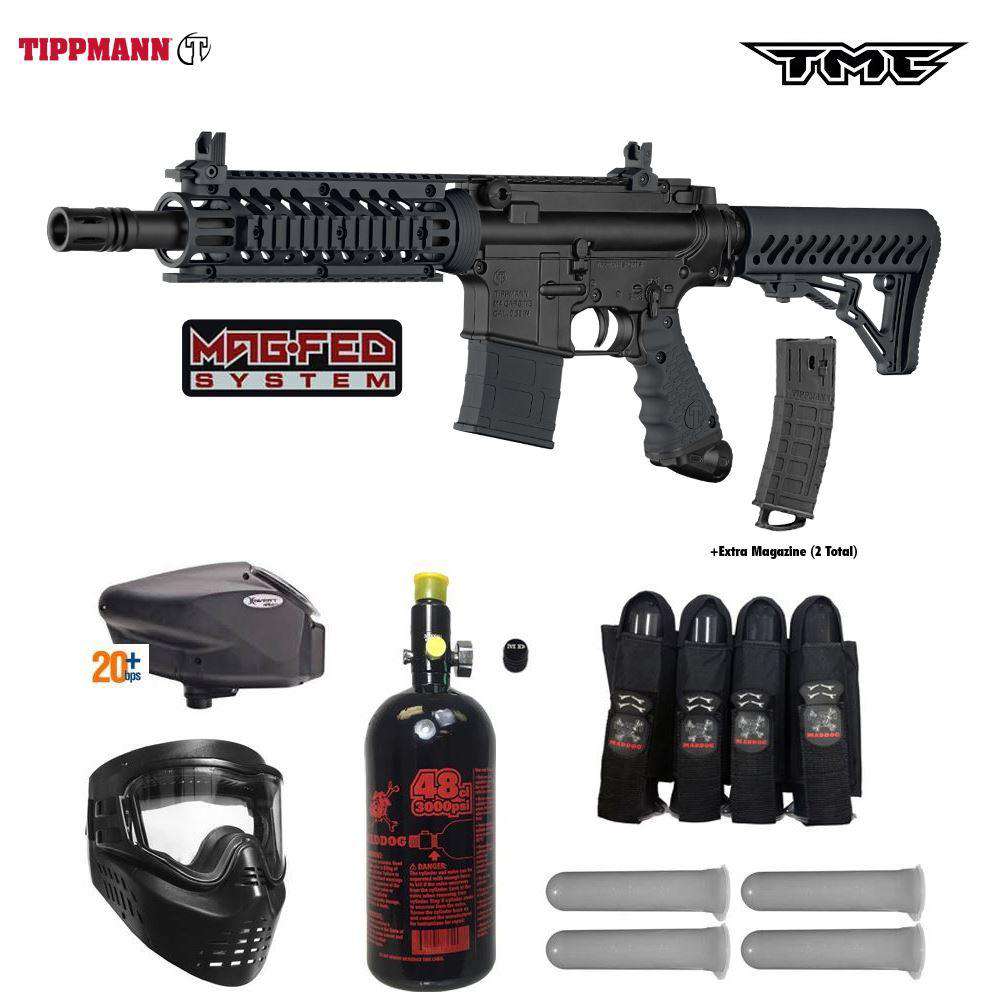 Tippmann TMC MAGFED Expert Paintball Gun Package
