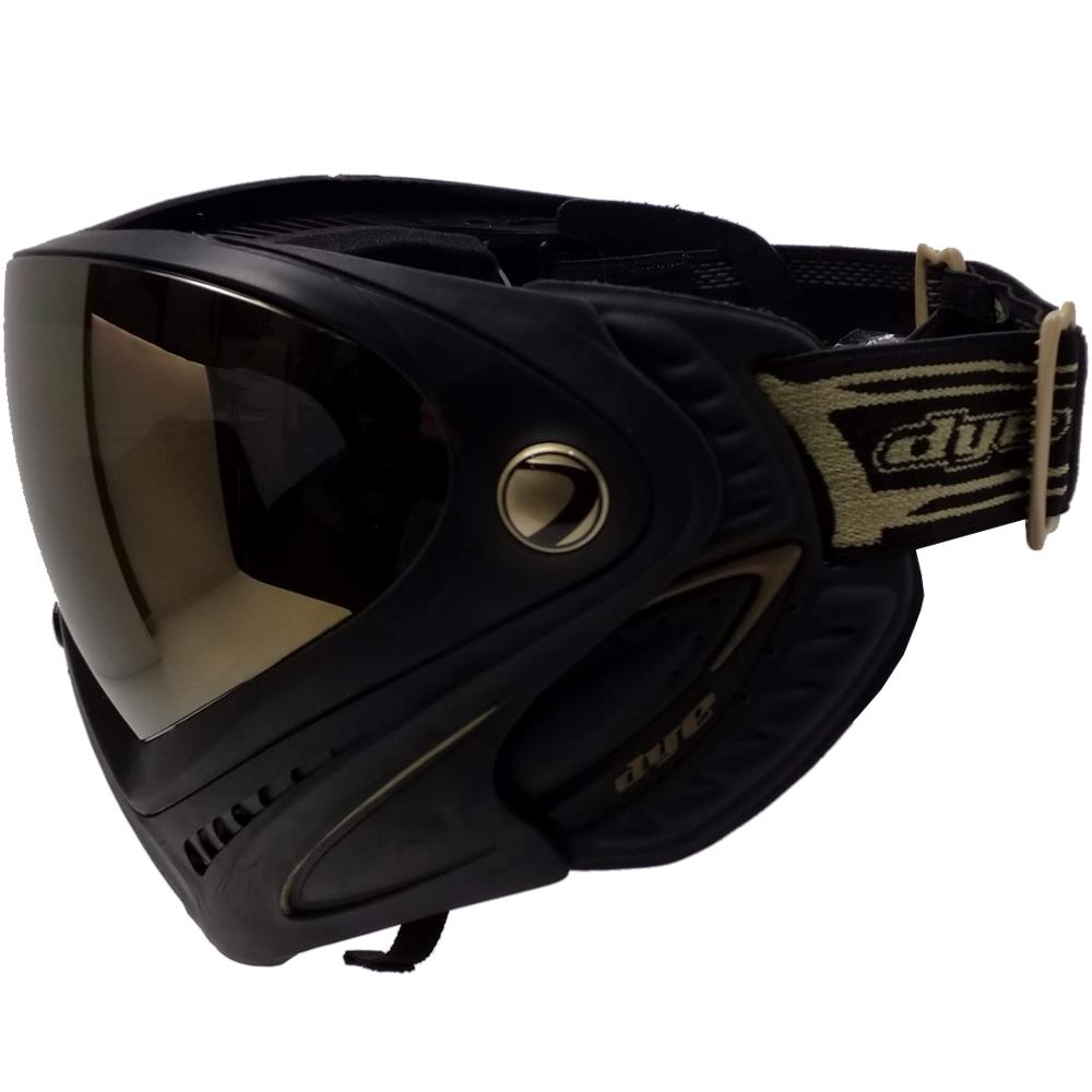 CLEARANCE - Dye I4 Limited Edition Thermal Paintball Goggles - Black / Gold - USED