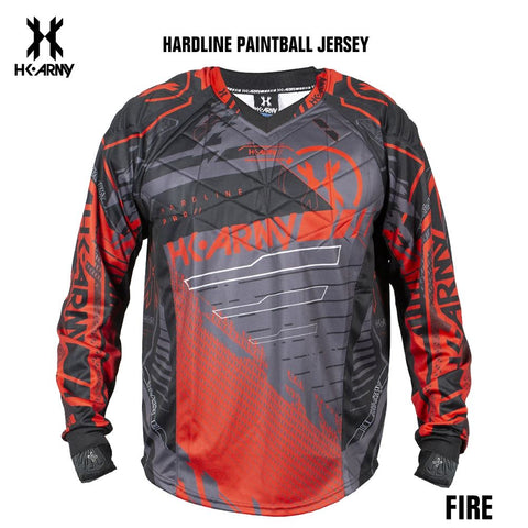 HK Army Hardline Padded Paintball Jersey - Fire