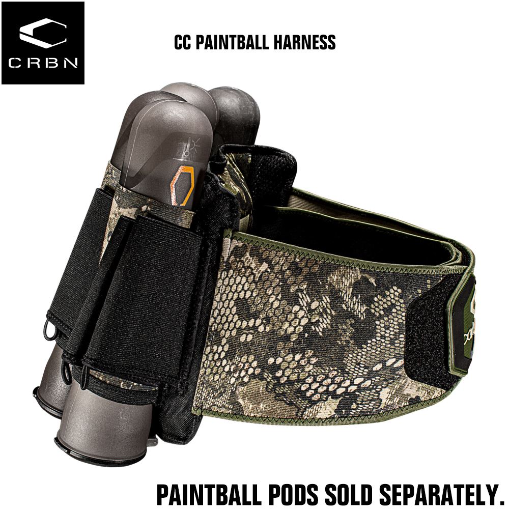Carbon Paintball CC Paintball Harness Vertical Pod Holder