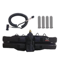 Maddog 4+1 Paintball Harness w/ Pods & Standard Remote Coil