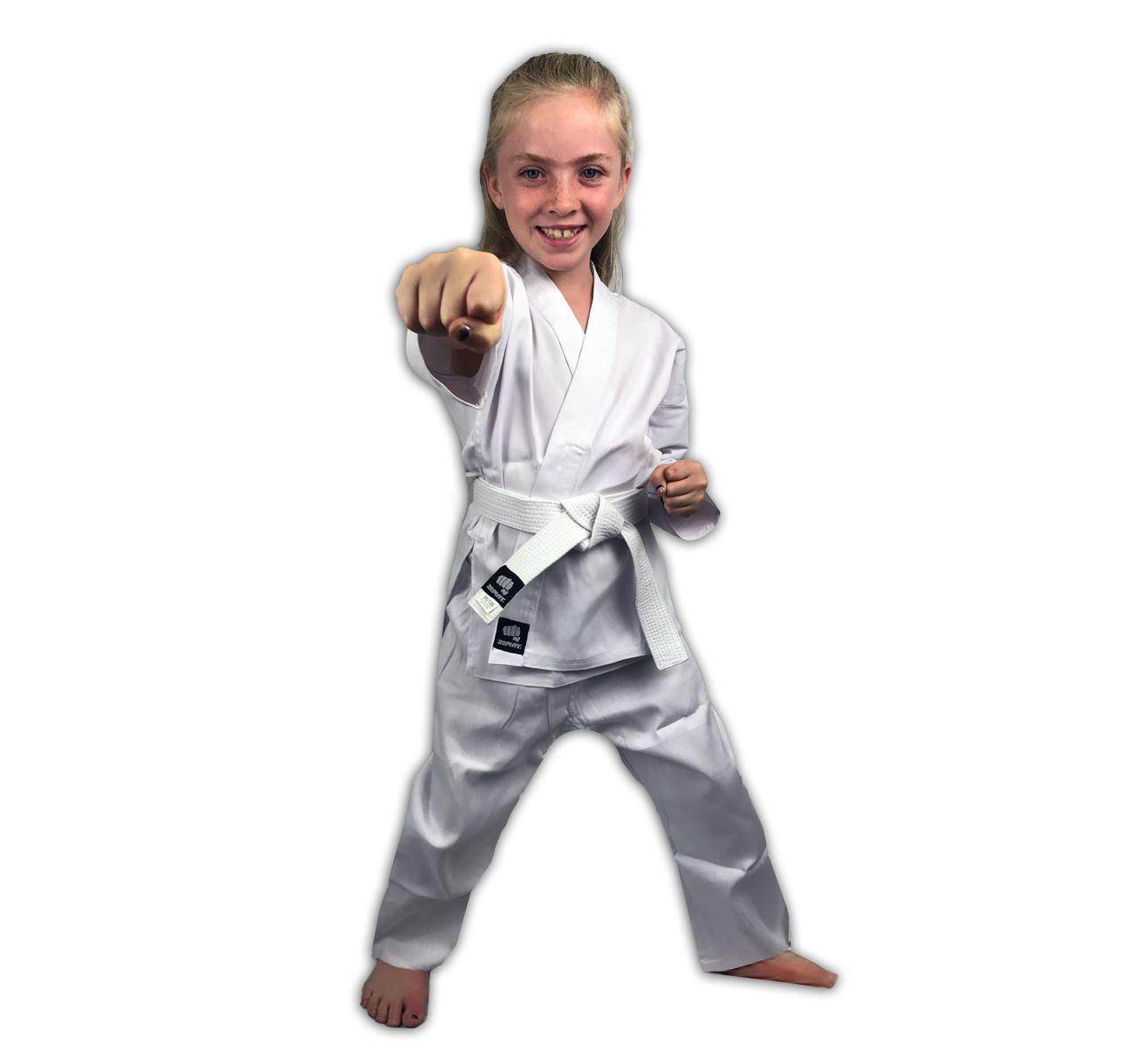 CLEARANCE - Zephyr Martial Arts Karate Gi Student Uniform - White Belt - OPEN BOX - PaintballDeals.com