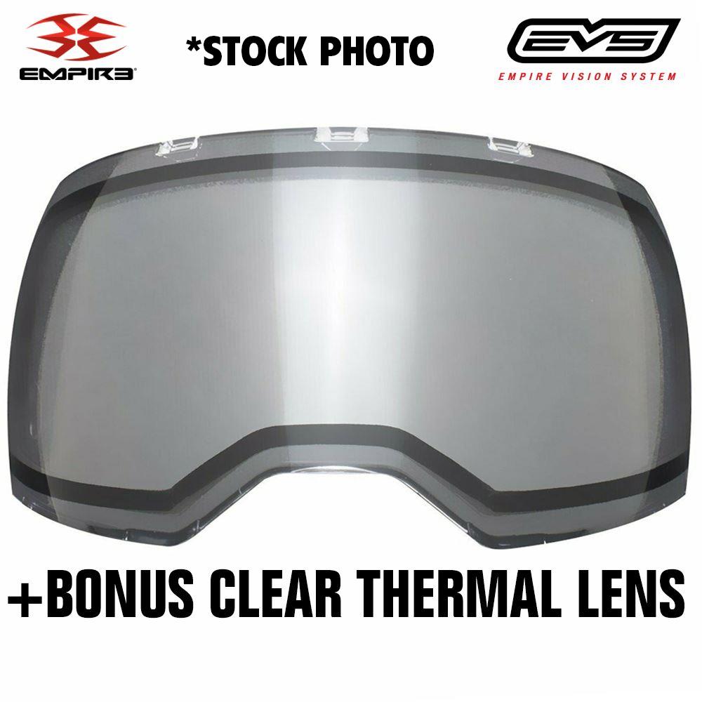 Clearance - Empire EVS Thermal Paintball Mask - Black / Navy Blue - OPEN BOX