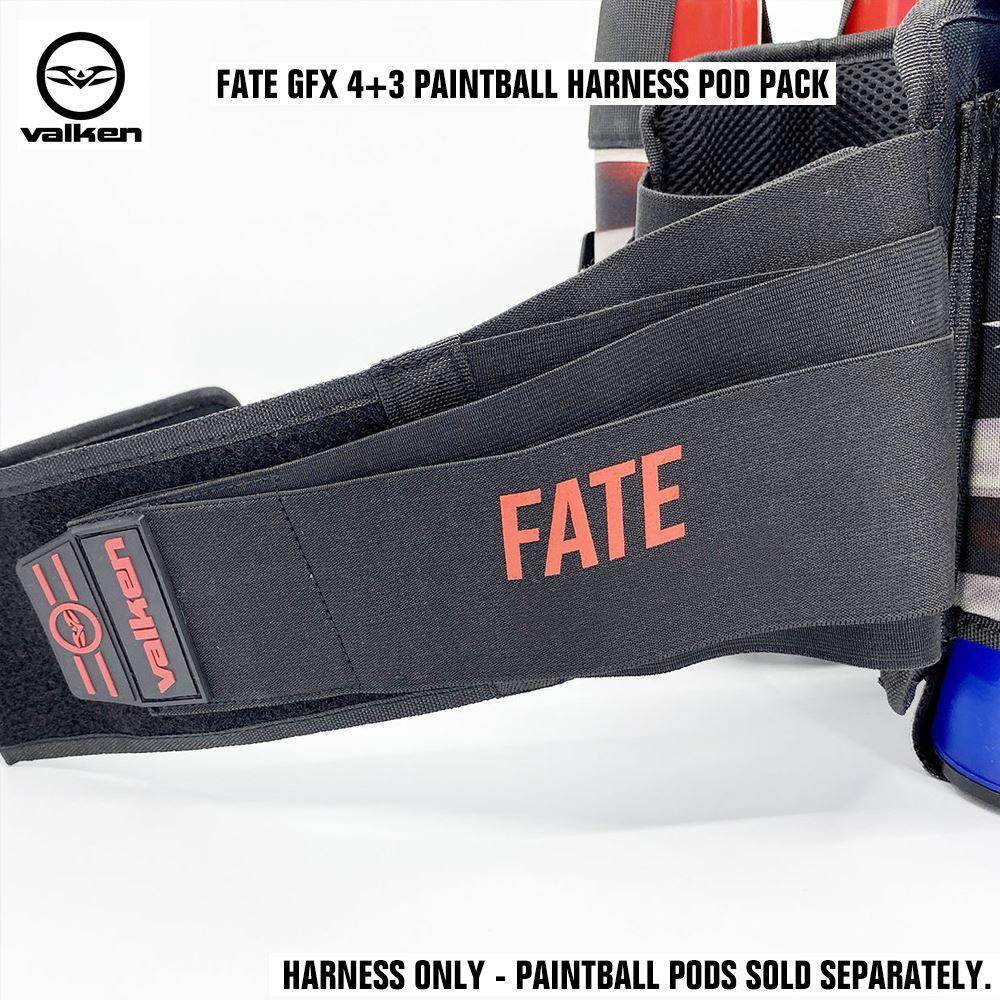 Valken Fate GFX 4+3 Paintball Harness Pod Pack - PaintballDeals.com