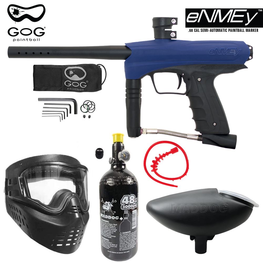 Maddog GoG eNMEy Paintball Gun Marker Bronze HPA Starter Package