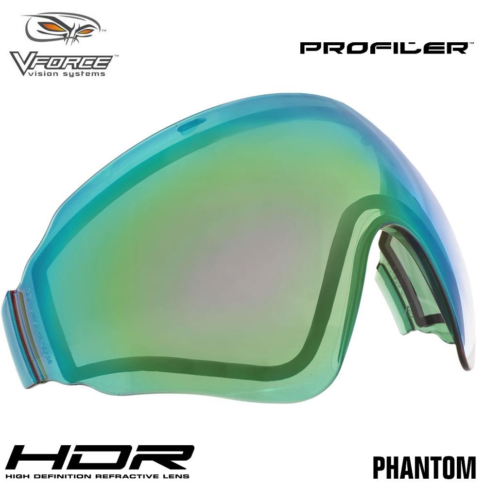 V-Force Profiler Paintball Mask Replacement Anti-Fog HDR Thermal Lens