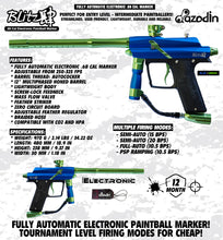 Azodin Blitz 4 Electronic .68 Caliber Paintball Gun