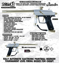 Maddog Azodin Blitz 4 Package Silver Paintball Gun Starter Kit