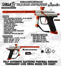 Azodin Blitz 4 Electronic .68 Caliber Paintball Gun