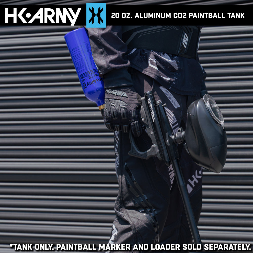 HK Army 20oz Aluminum CO2 Paintball Tank