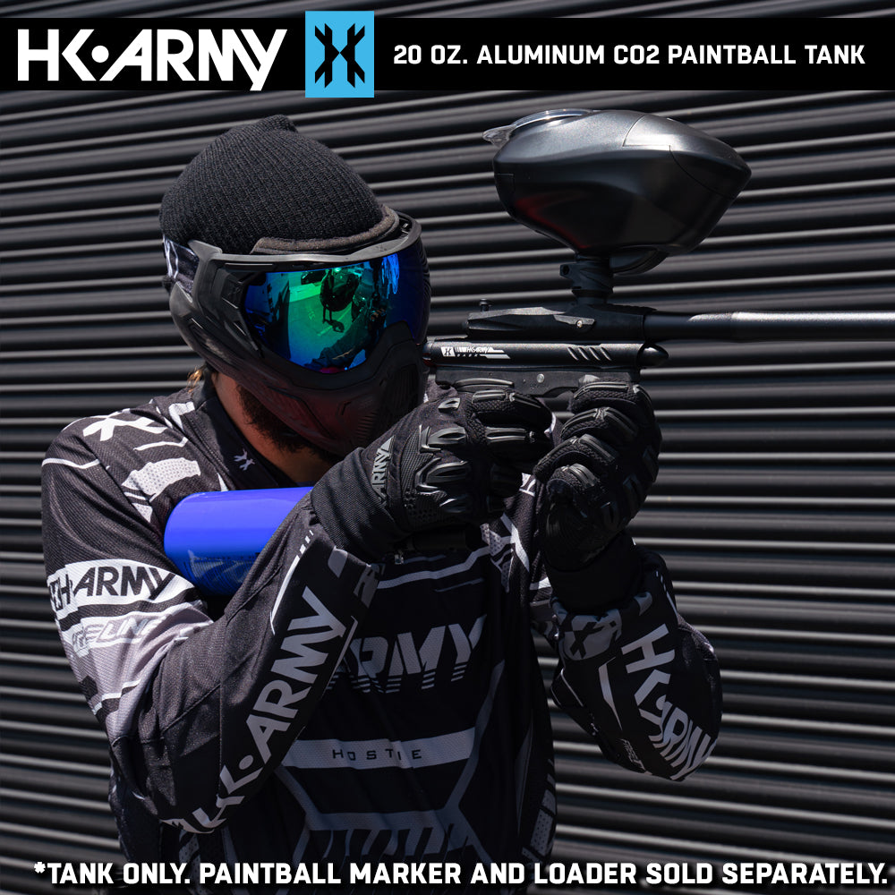 HK Army 20oz Aluminum CO2 Paintball Tank