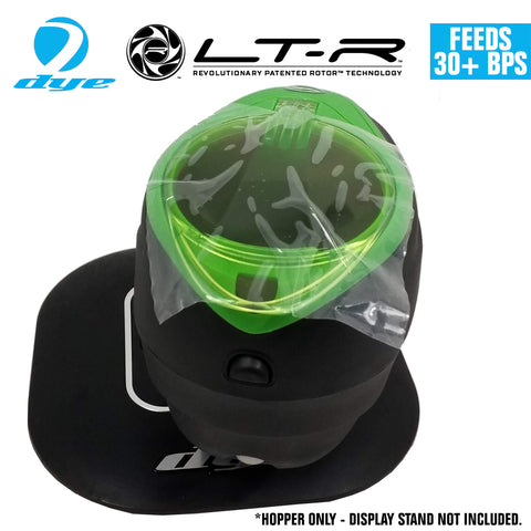 CLEARANCE - Dye LT-R Electronic Paintball Loader - Black / Lime - OPEN BOX