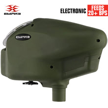 LIMITED EDITION Empire Halo Too Electronic Paintball Loader Hopper - Matte Olive - 20+BPS