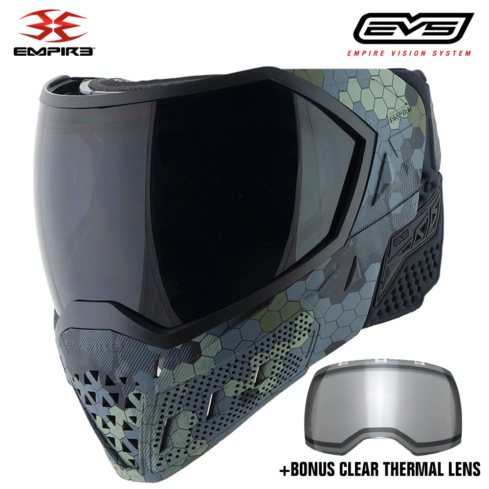 Empire EVS Thermal Paintball Mask Goggles + BONUS CLEAR THERMAL LENS 2021 Edition