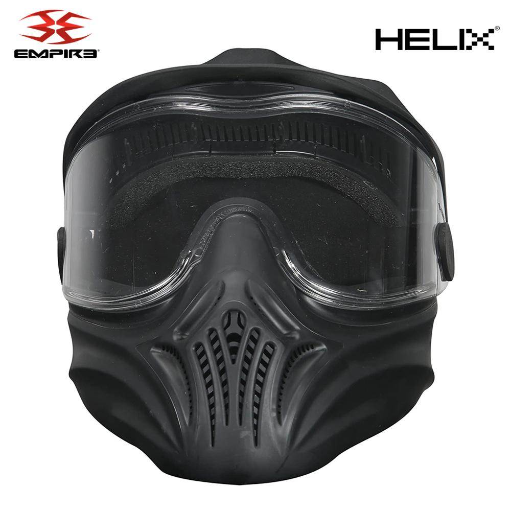 Empire Helix Single Lens Paintball Mask - Black - PaintballDeals.com