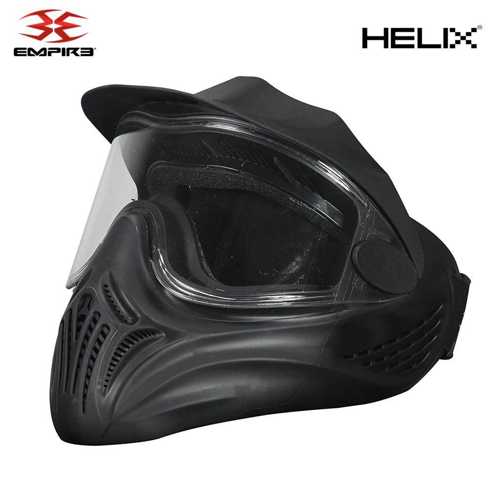 Empire Helix Single Lens Paintball Mask - Black - PaintballDeals.com