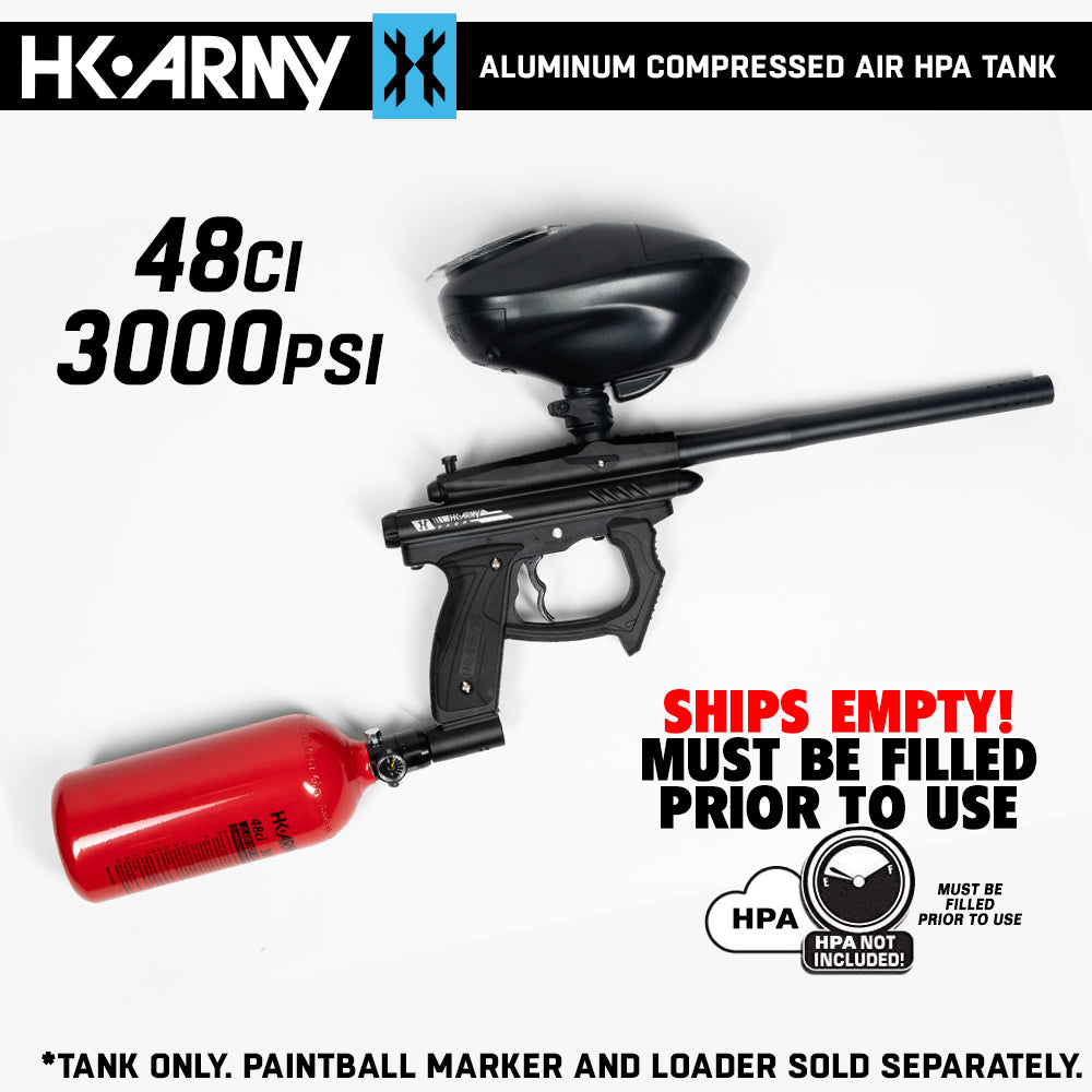 HK Army 48/3000 Aluminum Compressed Air HPA Paintball Tank