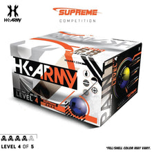 HK Army Supreme Paint .68 Caliber Paintballs - Level 4/5 - Pearl Blue Shell / Yellow Fill - PaintballDeals.com