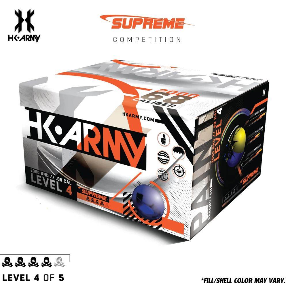 HK Army .68 Caliber Rec - Tournament Grade Paintballs - Levels 2 to 5 - 2000 Rounds Case - PaintballDeals.com