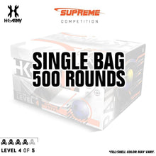 HK Army Supreme Paint .68 Caliber Paintballs - Level 4/5 - Pearl Blue Shell / Yellow Fill - Single Bag - 500 Rounds - PaintballDeals.com