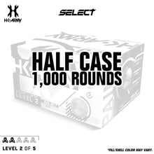 HK Army Select Paint .68 Caliber Paintballs - Level 2/5 - Green Shell / Yellow Fill - 1000 Rounds Half Case - PaintballDeals.com