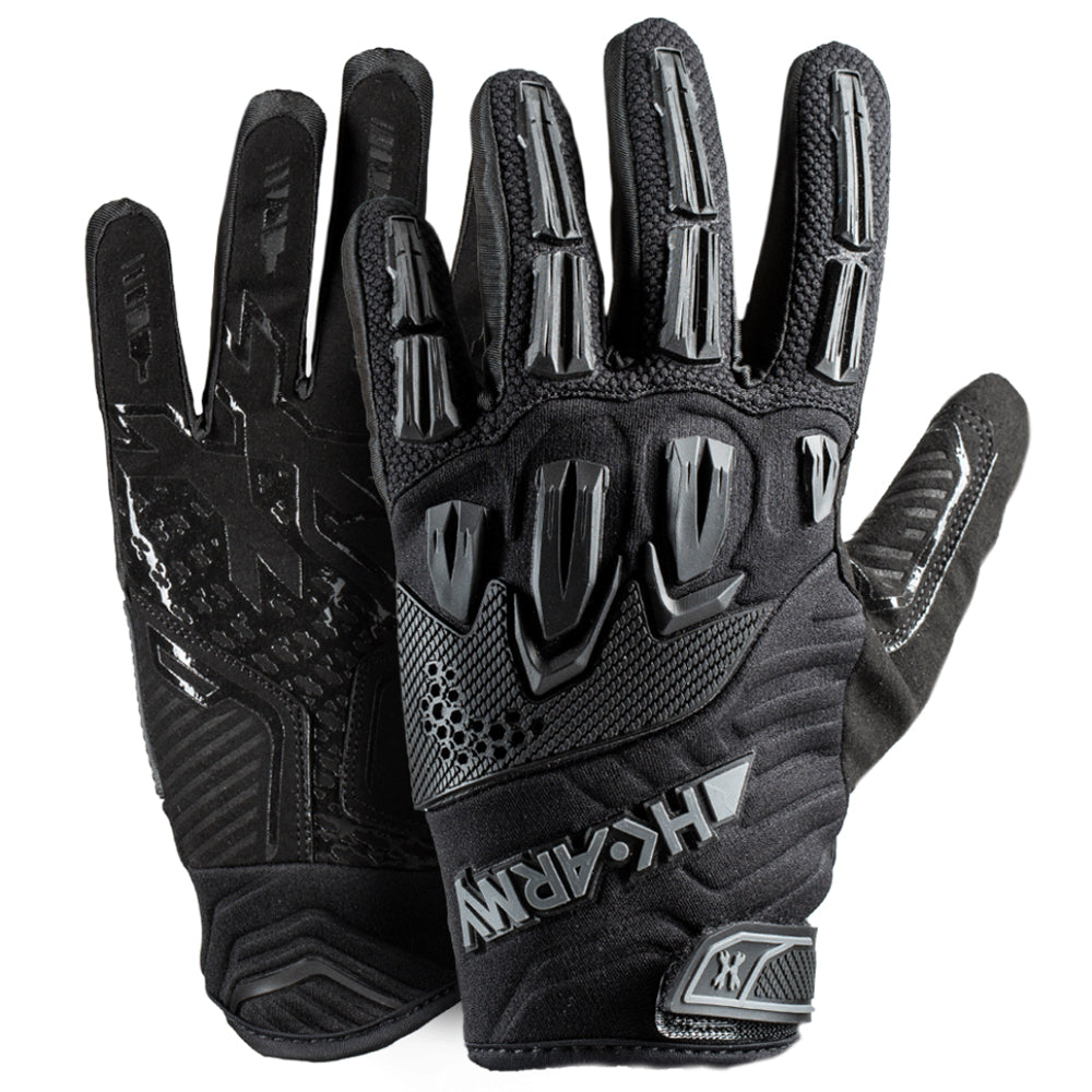 HK Army Full Finger Hardline Armored Paintball Gloves