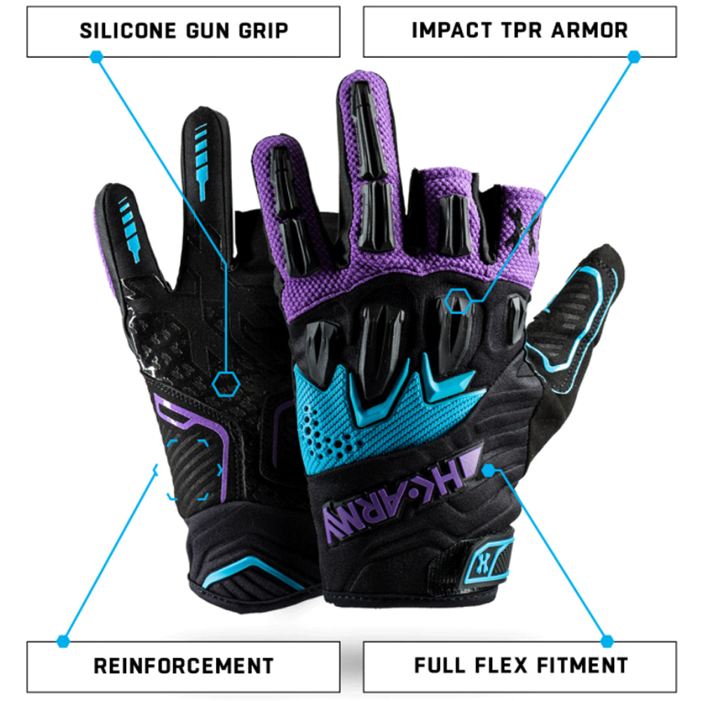 HK Army Hardline Armored Paintball Gloves