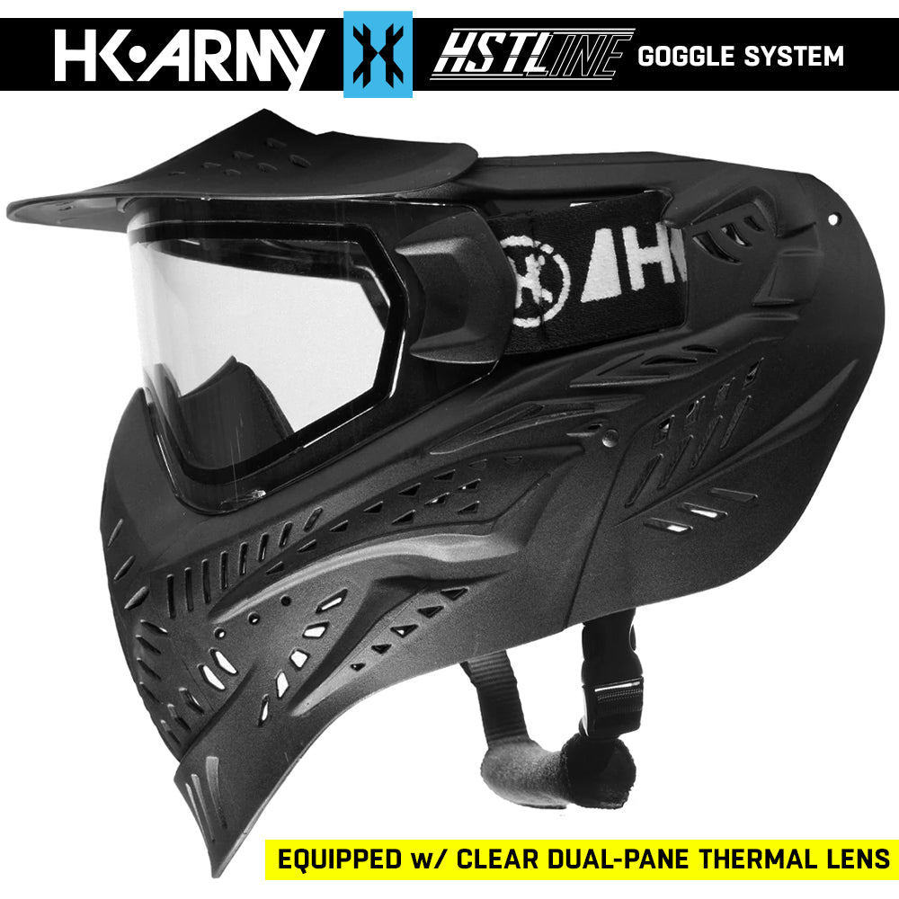 Empire Mini GS Electronic Full Auto Paintball Gun Starter Package w/ HK Army THERMAL HSTL Paintball Mask, 48/3000 Compressed Air HPA Paintball Tank, & Empire Halo Too Electronic Paintball Loader