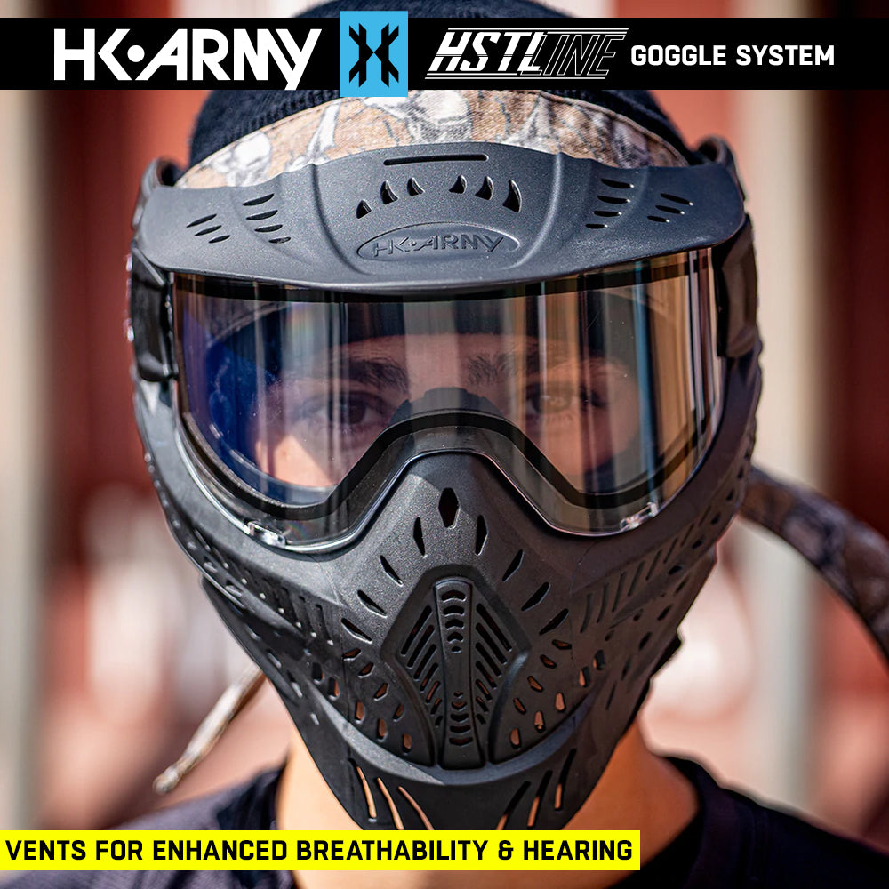 Empire Mini GS Electronic Full Auto Paintball Gun Starter Package w/ HK Army THERMAL HSTL Paintball Mask, 48/3000 Compressed Air HPA Paintball Tank, & Empire Halo Too Electronic Paintball Loader