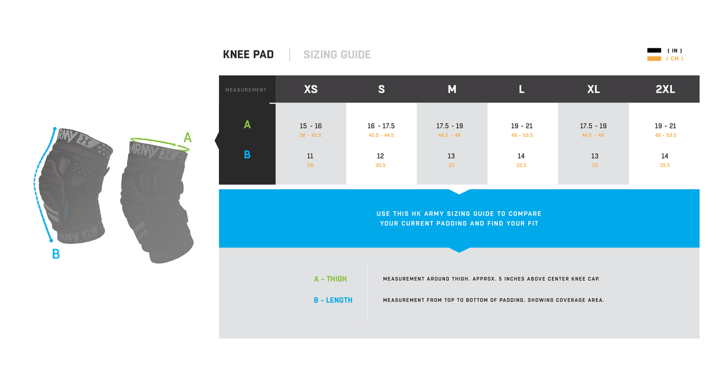 HK Army Paintball CTX Knee Pads