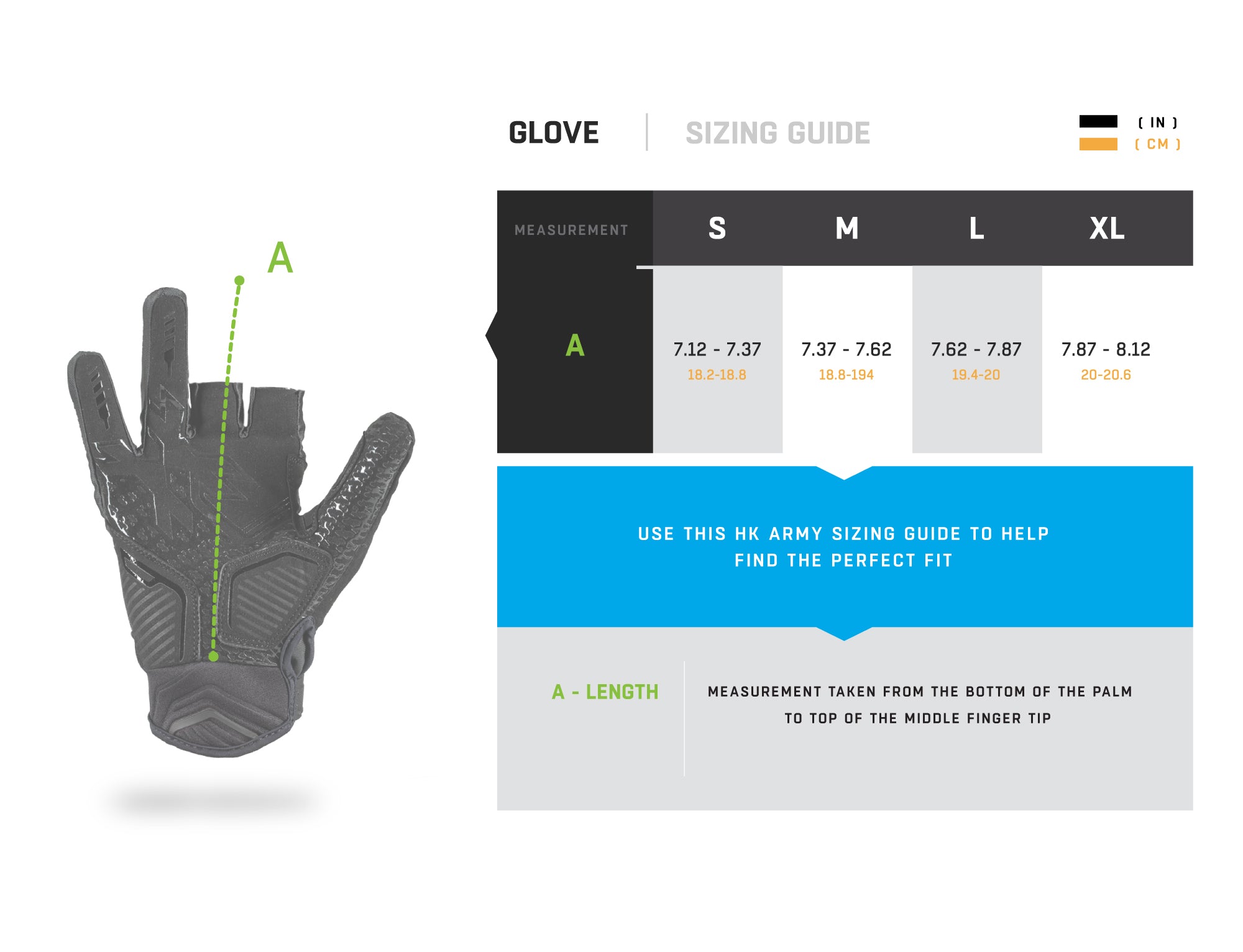 HK Army Hardline Armored Paintball Gloves - Energy