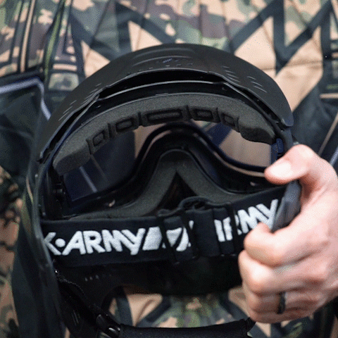 HK Army HSTL Goggle Single Lens Paintball Mask - Black
