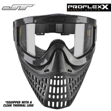 JT Proflex X Thermal Paintball Mask with Pro Change Spectra Goggle Frame - Black - PaintballDeals.com