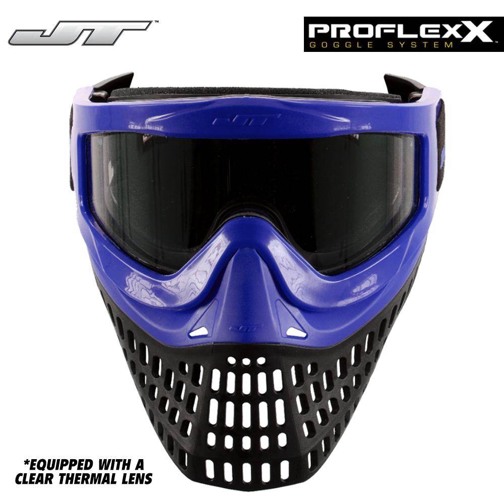 JT Proflex X Thermal Paintball Mask with Pro Change Spectra Goggle Frame - PaintballDeals.com