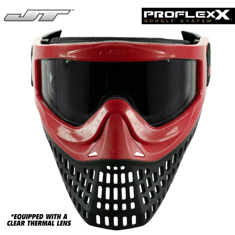 JT Proflex X Thermal Paintball Mask with Pro Change Spectra Goggle Frame - PaintballDeals.com