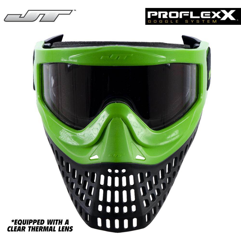 JT Proflex X Thermal Paintball Mask with Pro Change Spectra Goggle Frame - PaintballDeals.com