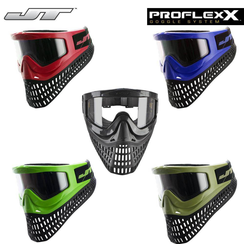 JT Proflex X Thermal Paintball Mask with Pro Change Spectra Goggle Frame - PaintballDeals.com