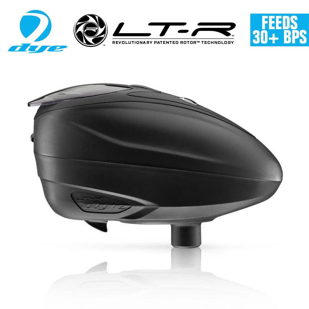 Dye LT-R Loader .68 cal Electronic Paintball Loader Hopper 30+ BPS - Black - PaintballDeals.com