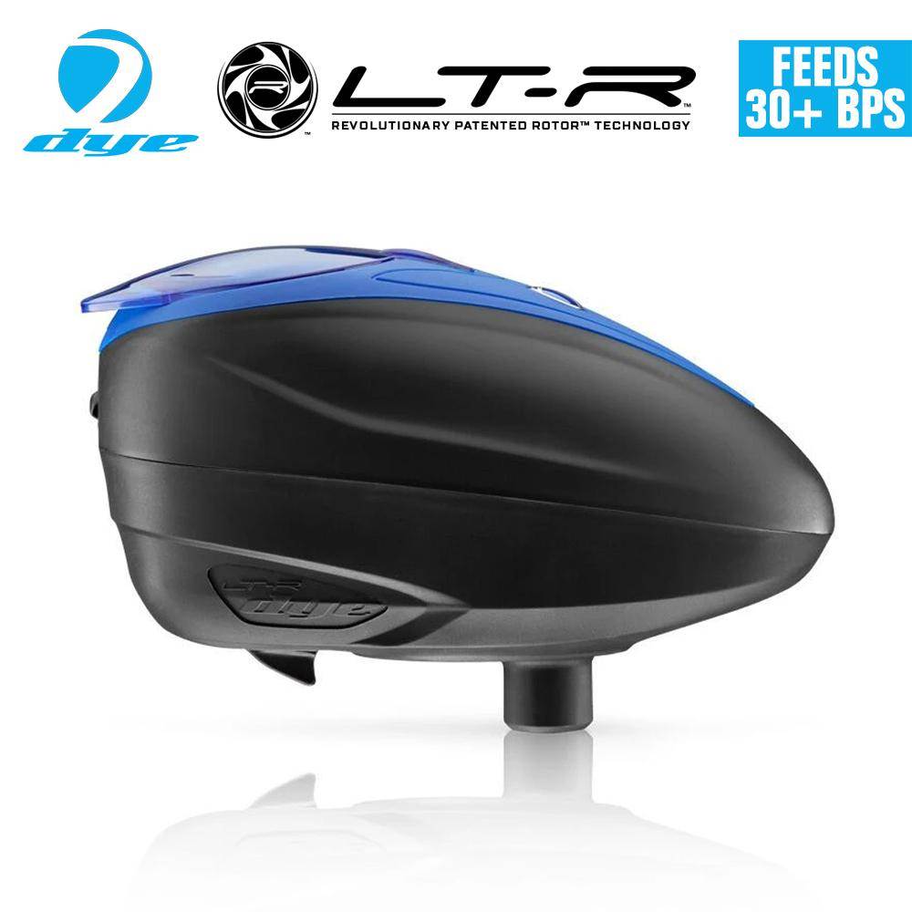 Dye LT-R Loader .68 cal Electronic Paintball Loader Hopper 30+ BPS - Blue - PaintballDeals.com