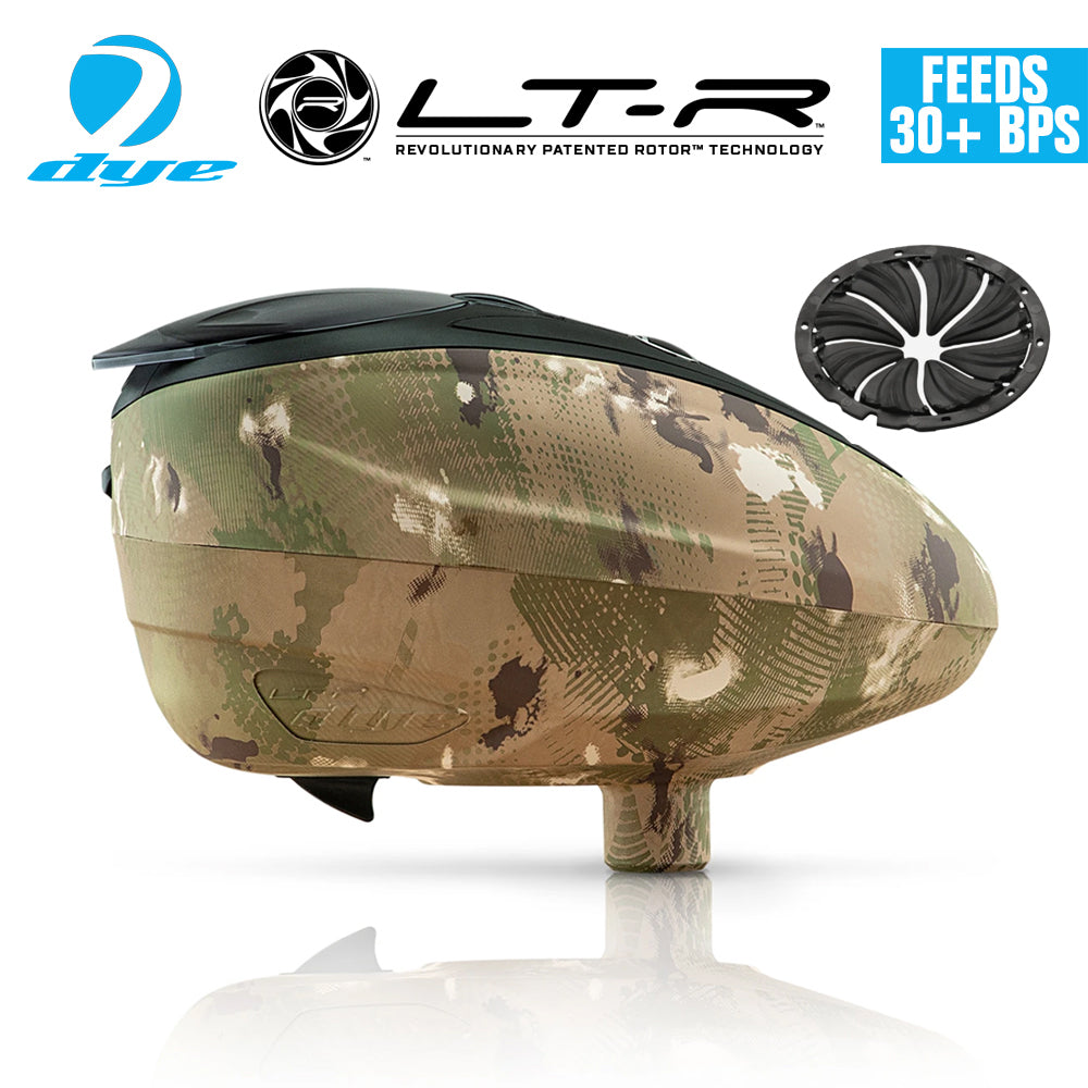 Dye LT-R Electronic Paintball Loader Hopper 30+ BPS