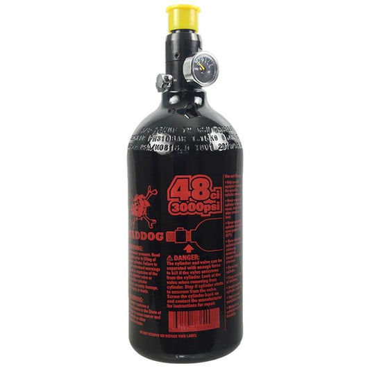 Maddog 48/3000 Compressed Air Aluminum HPA Paintball Tank - 5 Yr Hyrdro - PaintballDeals.com