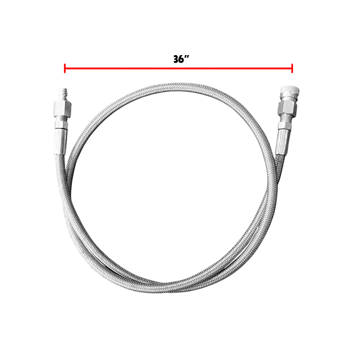 Maddog 4+1 Vertical Paintball Harness, Paintball Pods, Quick Disconnect Remote Coil, and Fill Whip Combo