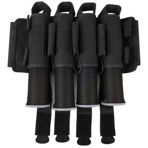 Maddog Pro 4+3 Paintball Harness Pod Pack with (4) 150 Round BONES Paintball Pods